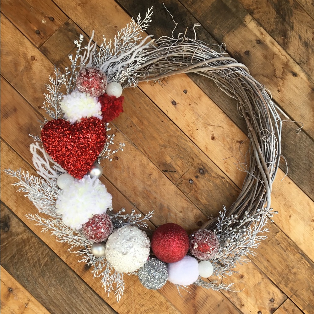 Valentines Wreath   Wedding Wreath